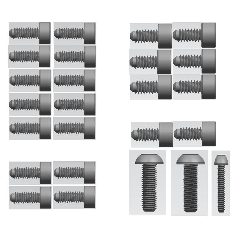 omp m2 v3 pro set de vis