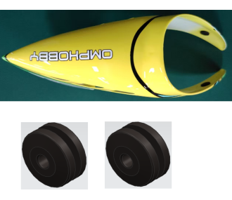 omp m2 v3 pro fuselage- viper yellow