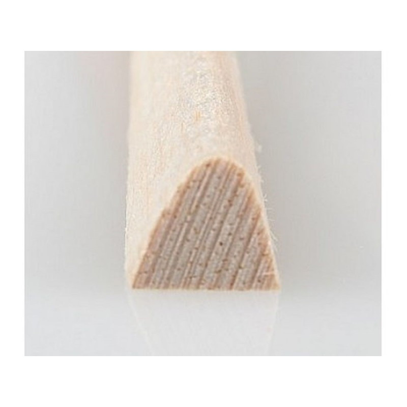 Balsa per bordo d'attacco 15x12mm, lunghezza 1m