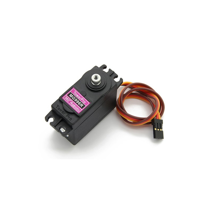 Servo robotique MG996R - 360° rotation - métal Towerpro