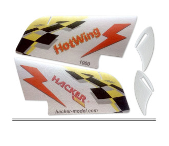 Aile Volante - HotWing 750 ARF rouge - Hocker Model