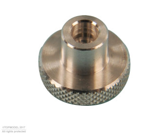 ECROU ALUMINIUM MOLETE M5 4pcs