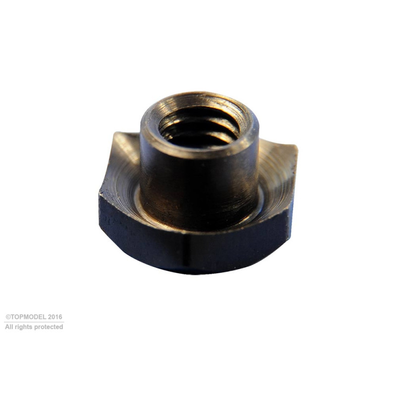 ECROU PRISONNIER HEXAGONAL M4 10pcs