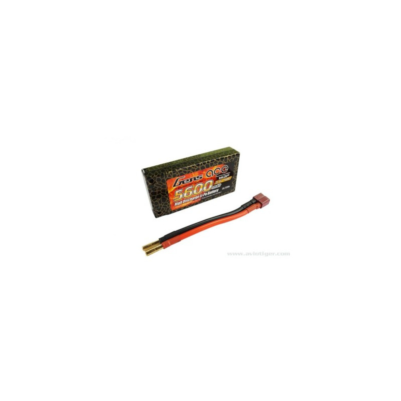 Batterie / Accu LIPO 50C 5600MAH 3.7V HARD CASE... Batterie / Accu LIPO 50C 5600MAH 3.7V HARD CASE FICHE 4MM - T