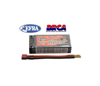 Accu LIPO 50C 7000MAH 3.7V HARD CASE FICHE 4MM - T