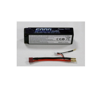 Accu LIPO 70C 6000MAH 7.4V HARD CASE FICHE T