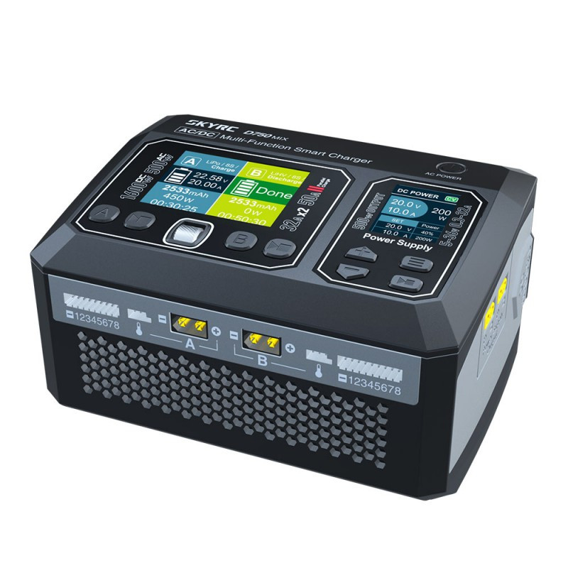 D750 MIX Charger (AC max 500W - DC max 1600W total) SkyRC