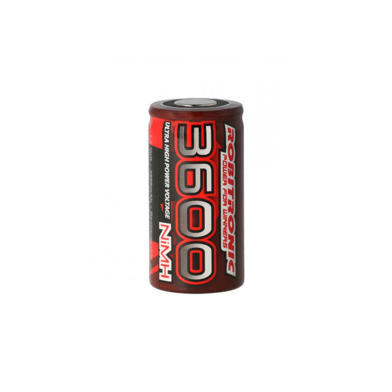Batterie NiMH 3600mAh 1,2V Sub-C Robitronic