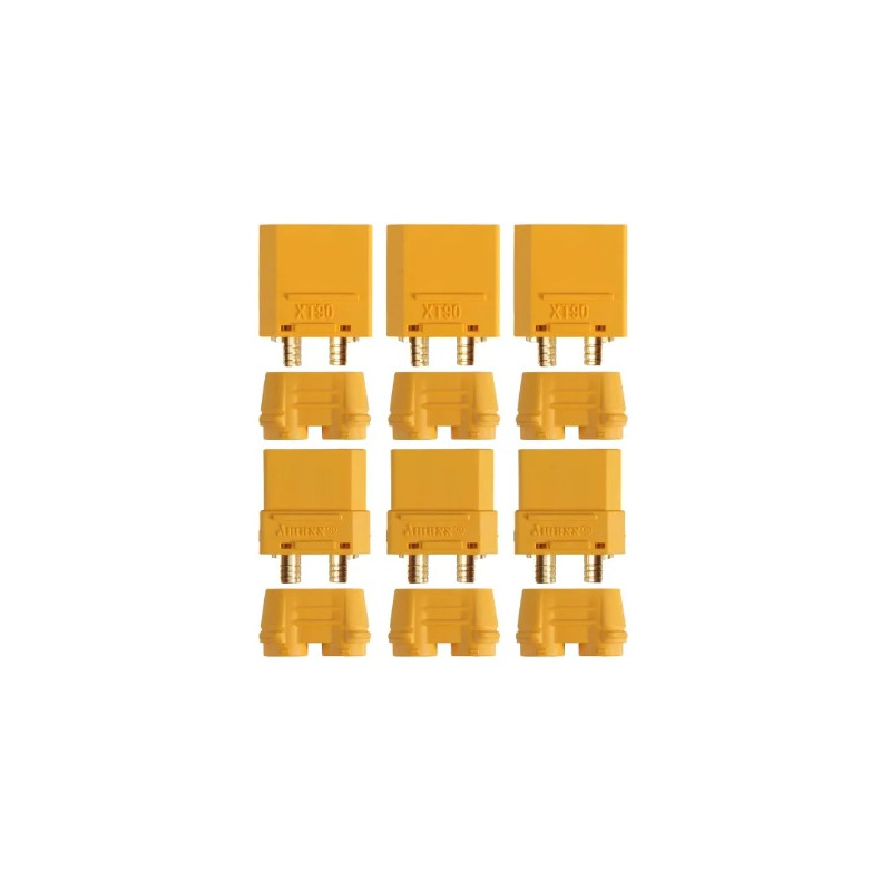 Prise XT90 M/F Amass (3 paires)