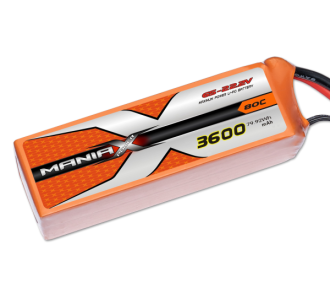 Batterie Maniax eXtreme lipo22.2V 3600mAh 80C