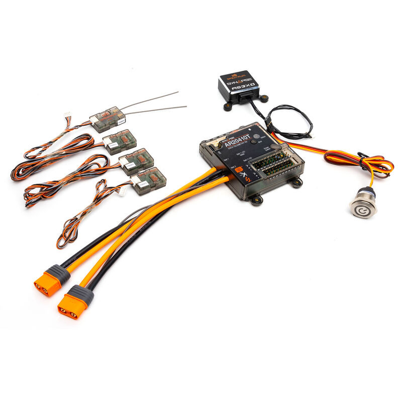 Spektrum AR20410T DSMX récepteur 20 voies PowerSafe, Telemetry avec Synaps