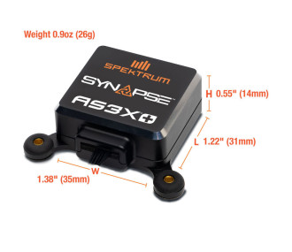 Spektrum AR20410T DSMX récepteur 20 voies PowerSafe, Telemetry avec Synaps