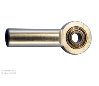 CHAPE A ROTULE ALU M2 6pcs