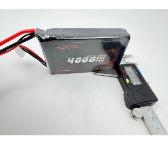 Batterie LiFe MaxPro 6.6V 4000mAh 25C JR/MPX