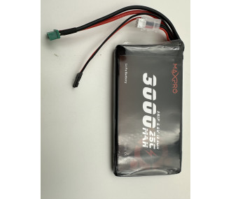 Batterie LiFe MaxPro 6.6V 3000mAh 25C JR/MPX