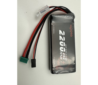 Batterie LiFe MaxPro 6.6V 2200mAh 25C JR/MPX
