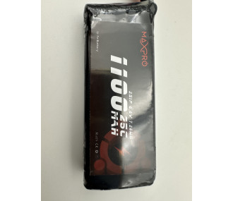 Batterie LiFe MaxPro 6.6V 1100mAh 25C JR/MPX