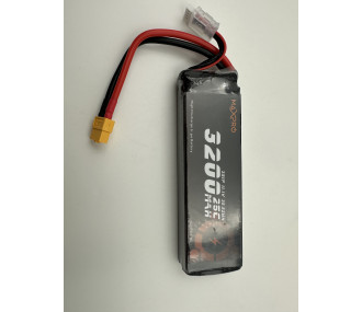 Batterie lipo MaxPro 3S 11.1V 3200mAh 25C prise XT60