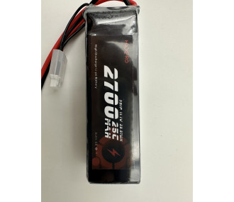 Batterie lipo MaxPro 3S 11.1V 2700mAh 25C prise XT60