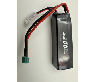 Batterie lipo MaxPro 3S 11.1V 2200mAh 25C prise MPX