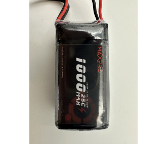 Batterie lipo MaxPro 3S 11.1V 1000mAh 25C prise jst-bec