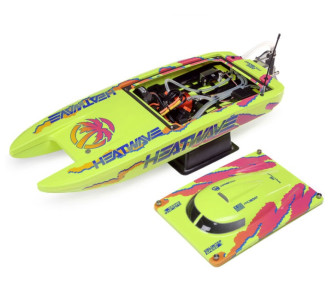 Blackjack 24" V2 Catamarano Brushless RTR, giallo Heatwave