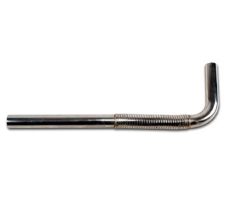 COUDE INOX L ø28mm AVEC FLEX