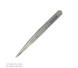 BRUCELLES INOX BEC POINTU 120mm