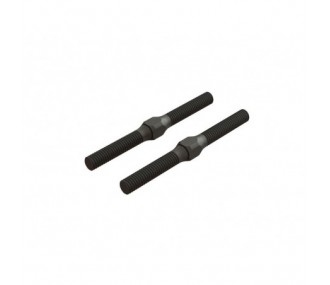 ARRMA Steel Turnbuckle M4x48mm Black (2) - ARA330542