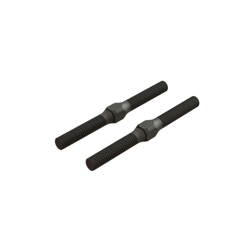 ARRMA Steel Turnbuckle M4x48mm Black (2) - ARA330542