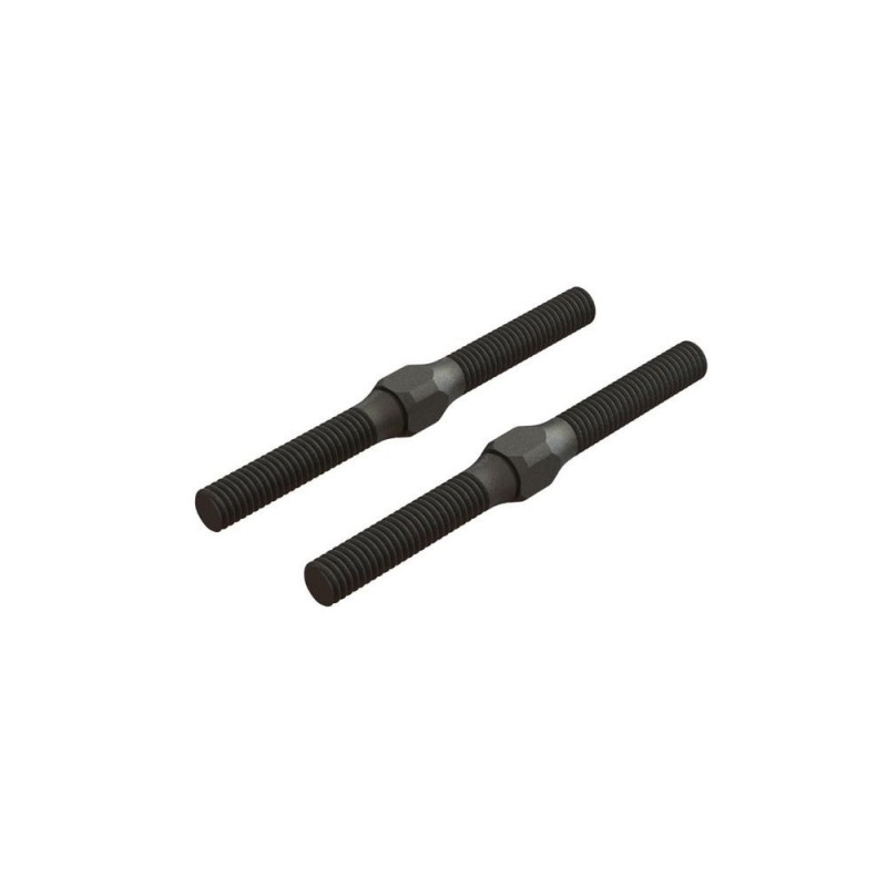 ARRMA Tenditore in acciaio M4x48mm nero (2) - ARA330542