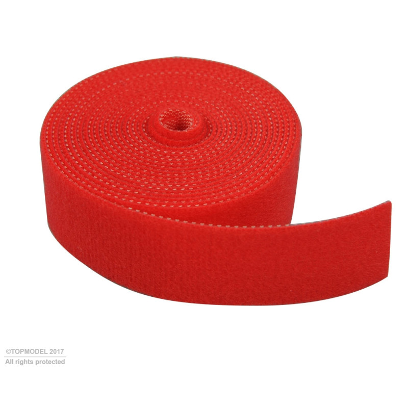 VELCRO® 20mm Rouleau 2m ROUGE