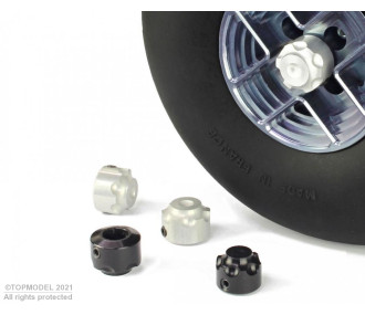 BAGUE ARRET ROUE BORGNE ALU ø6mm 4pcs