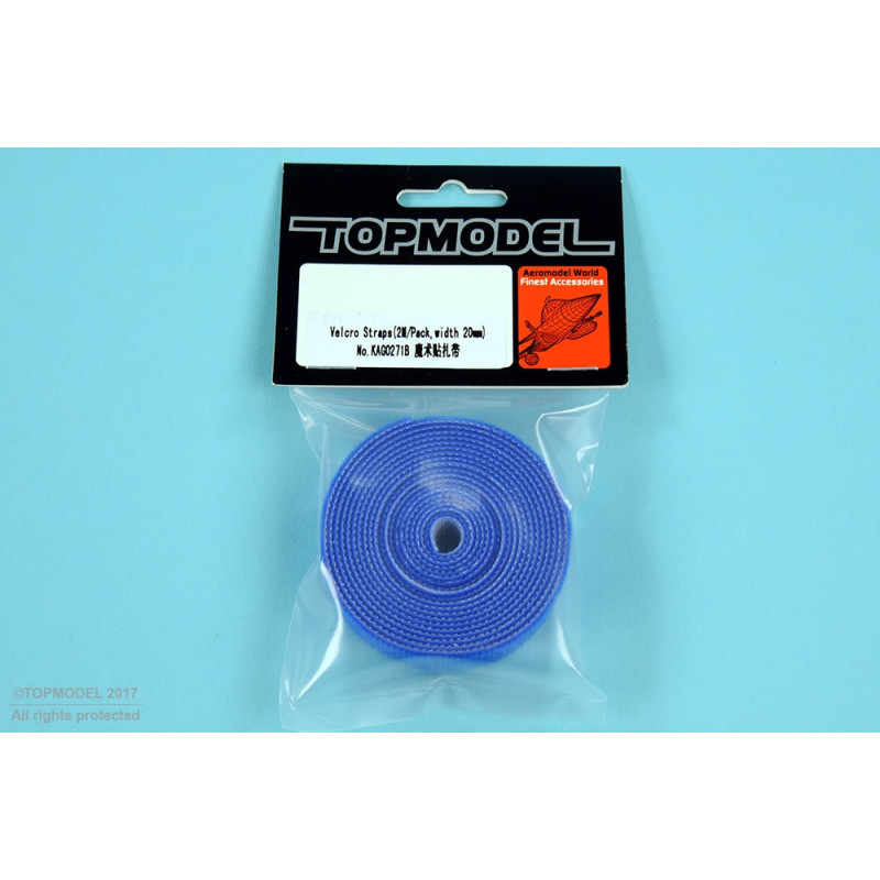 VELCRO® 20mm Rouleau 2m BLEU