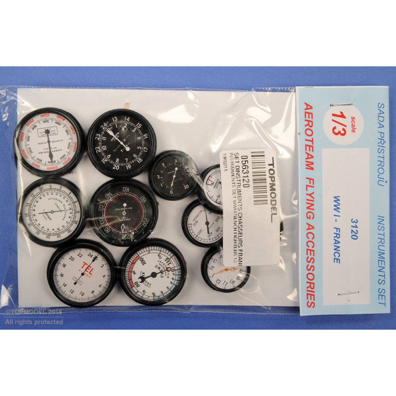 SET D'INSTRUMENTS CHASSEURS FRANCAIS 14-18 1:3
