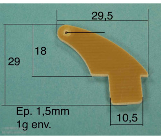 GUIGNOL FIBRE 29,5x29 mm 2pcs
