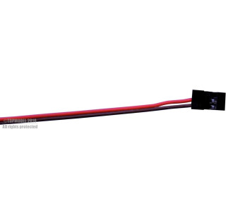 CONNECTEUR ACCU MALE JR/GRAUPNER 20cm