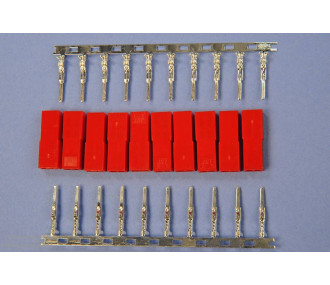 CONNECTEUR FEMELLE BEC EN KIT 10pcs