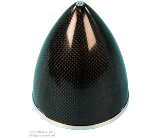 CONE Ø75mm CARBONE VIS CENTRALE