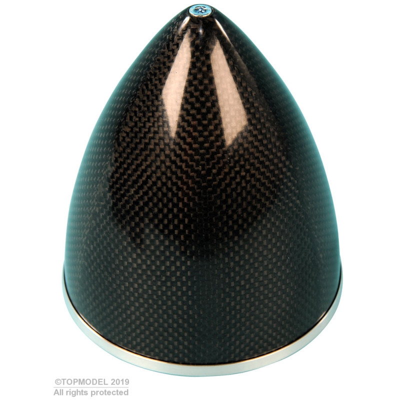 CONE Ø75mm CARBONE VIS CENTRALE