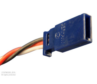 CONNECTEUR FEMELLE FUTABA avec fil 30cm
