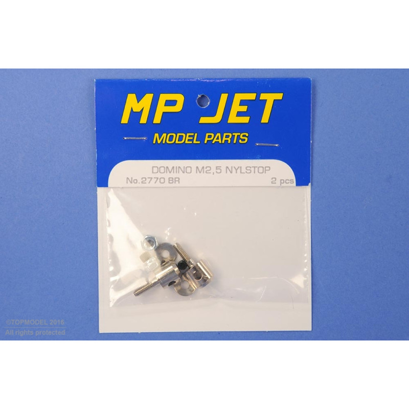 DOMINO M2,5 NYLSTOP 2pcs alu
