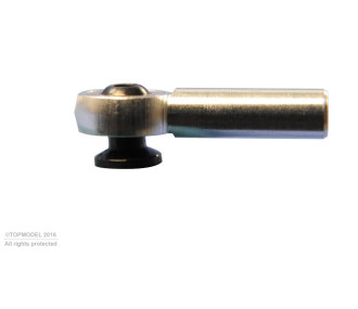 CHAPE A ROTULE M3 METAL COURTE 2pcs