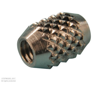 ECROU PRISONNIER CONIQUE M3 6pcs