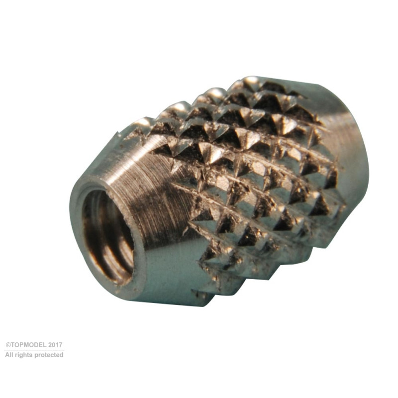 ECROU PRISONNIER CONIQUE M3 6pcs