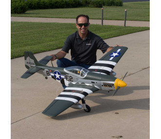 Avion - P-51D Mustang 20cc ARF, 69.5" - Hangar 9