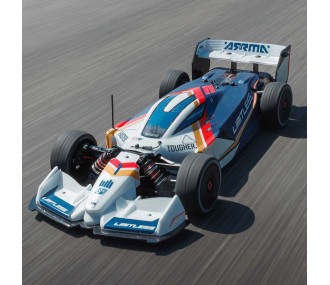 1/7 LIMITLESS 8S AVC 4X4 RTR Brushless Street Speed, Blanc/Bleu - ARRMA