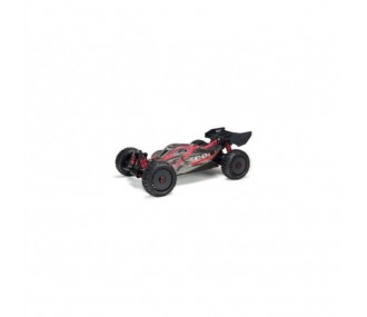 ARRMA Corpo verniciato con decalcomanie Typhoon 6S nero/rosso - ARA406120