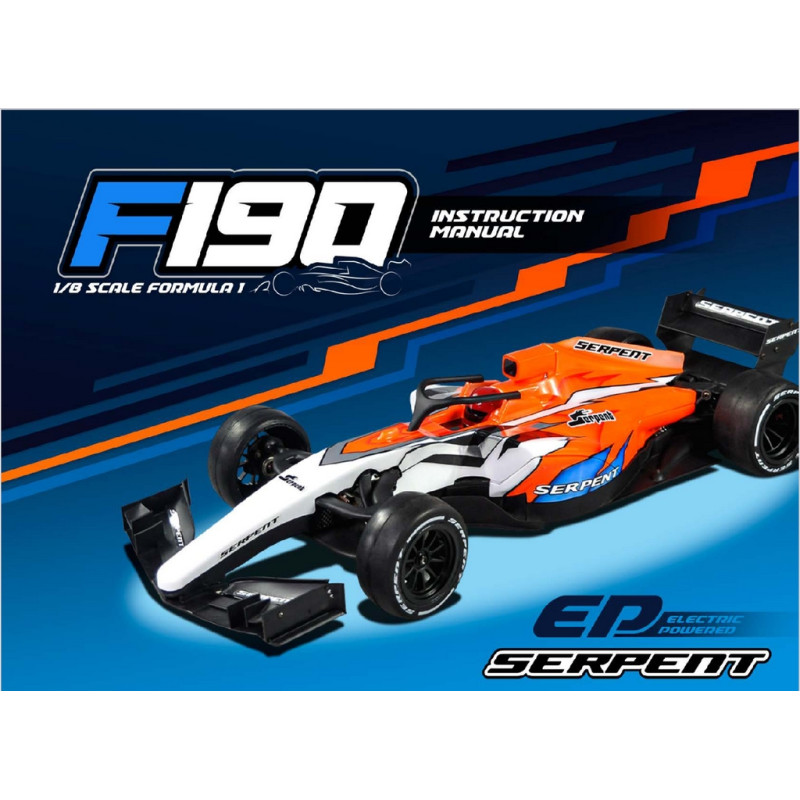 Serpent F190 1/8 4wd EP (SER300030)