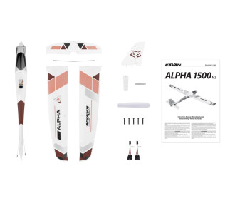 KAVAN Alpha V2 1500mm ARF - rouge